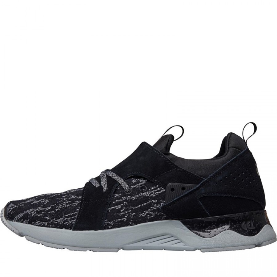 Asics tiger mens gel lyte v sanze knit deals trainers black/black