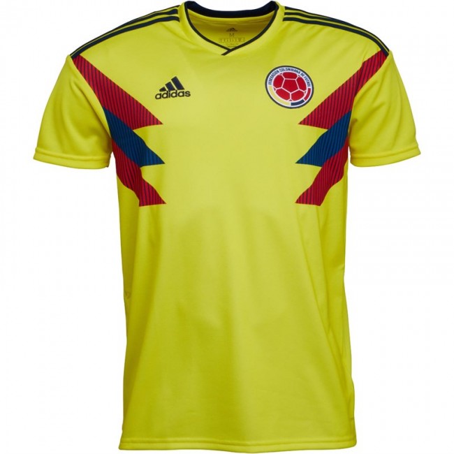 adidas FCF Colombia Home Bright Yellow/Collegiate Navy