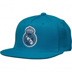 adidas RMCF Real Madrid Flat Brim Vivid Teal/White