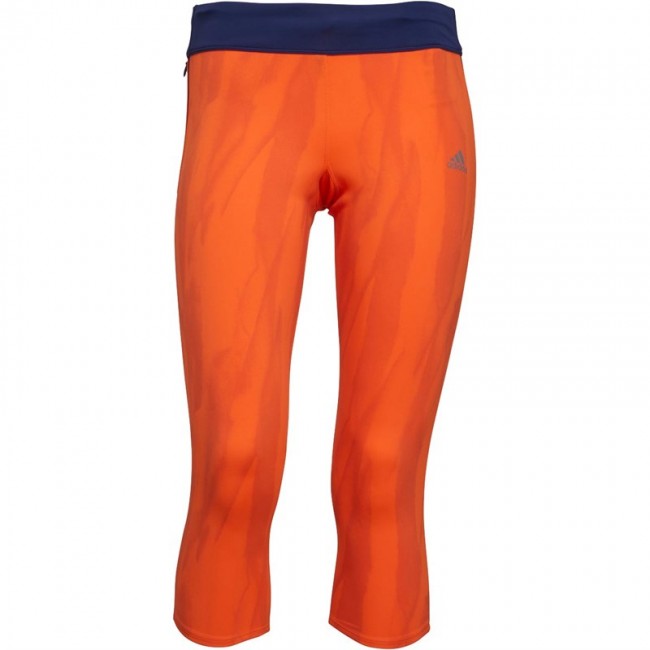 adidas Response 3/4 Tights Hi-Res Orange/Noble Indigo