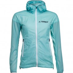 adidas TERREX Agravic Alpha Shield Windbreaker Clear Aqua