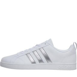 adidas VS Advantage  White/Silver Metallic/ White