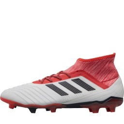 adidas Predator 18.2 FG  White/Black/Real Coral