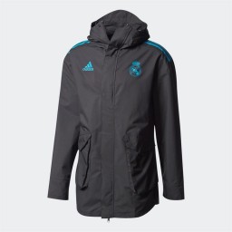 adidas RMCF Real Madrid UCL All Weather Black/Vivid Teal