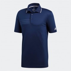 adidas Golf 3 Stripes Mesh Polo Collegiate Navy