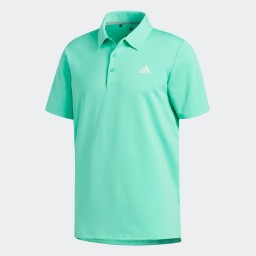 adidas Golf Ultimate365 Solid Polo Hi-Res Green