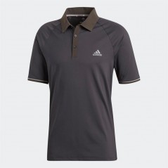 adidas Golf Climacool Athletic Raglan Polo Carbon