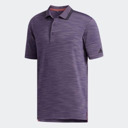 adidas Golf Ultimate365 Textured Polo Trace Purple Heather/Black
