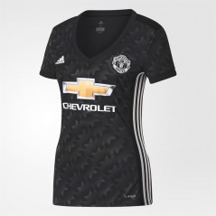 adidas MFCU Manchester United Away Jersey Black/White/Granite