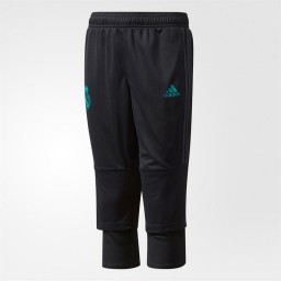 adidas Junior RMCF Real Madrid Three Quarter Black/Solid Grey