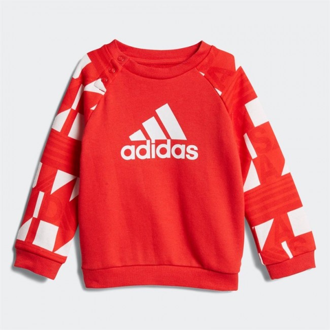 adidas Baby Superstar Printed Jogger Set Vivid Red/White/Scarlet