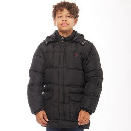 Farah Junior Leyton Wadded Black