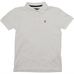 Farah Bugsworth Polo Bright White