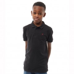 Farah Junior Bugsworth Polo Black