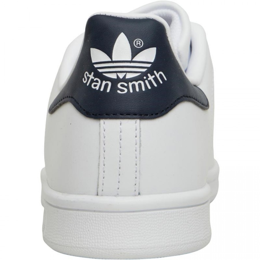 Stan smith top white dark blue