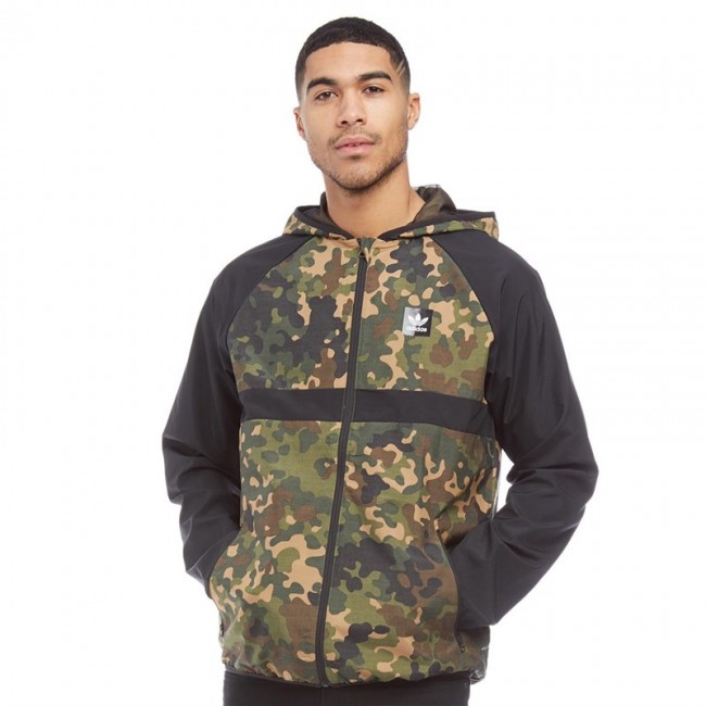adidas Originals Windbreaker Camo Print/Black