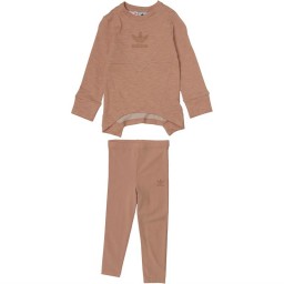 adidas Originals Baby French Terry Jogger Set Ash Pearl