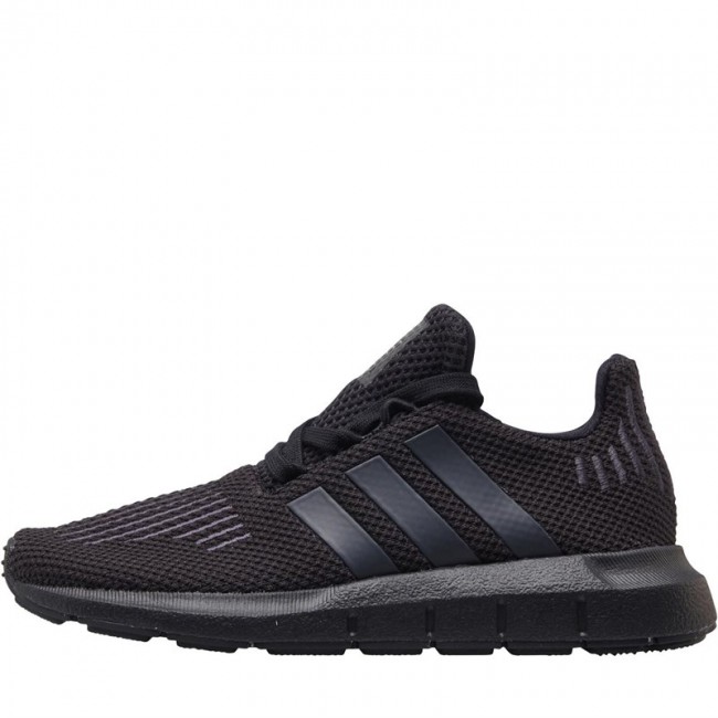 adidas Originals Kids Swift Run Black/Utility Black/Black