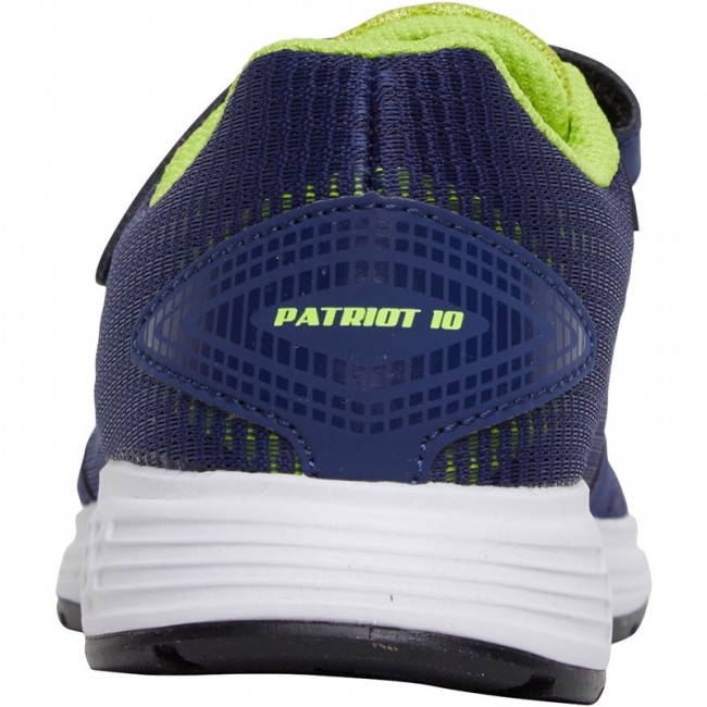 Asics Junior Patriot 10 PS Deep Ocean/Flash Yellow