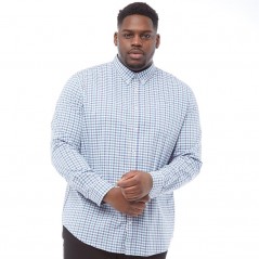 Ben Sherman Plus Size Check Blue