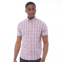 Ben Sherman Poplin Check Red