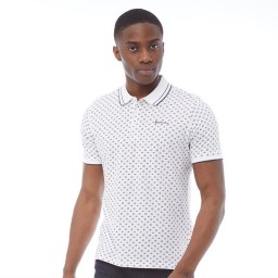 Ben Sherman Jersey Polo White