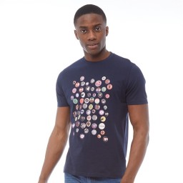 Ben Sherman Pin Badge T-Dark Navy