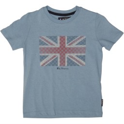 Ben Sherman Textured Flag T-Allure Blue