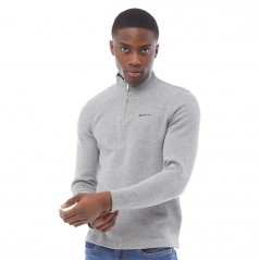 Ben Sherman 1/4 SweatGrey Marl