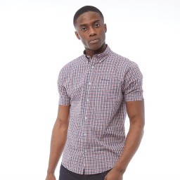 Ben Sherman Square Check Blue