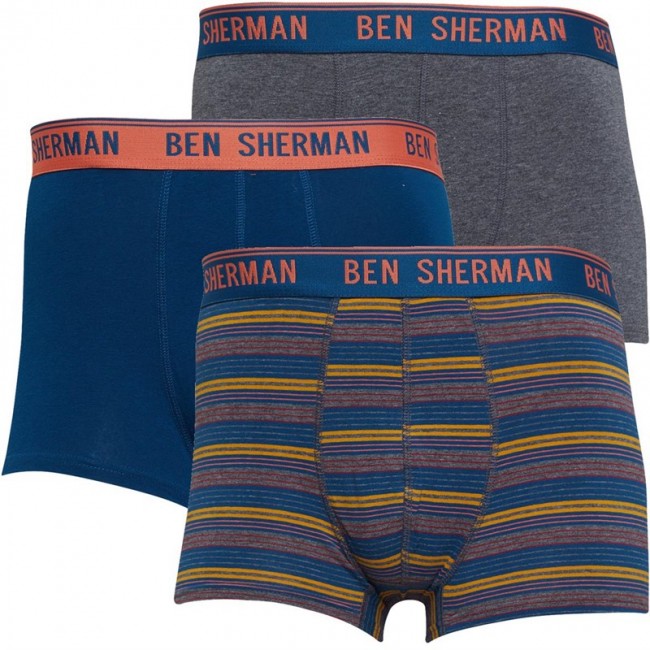 Ben Sherman Bern Grey/Stripe/Blue