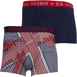 Ben Sherman Bowler Union Jack Print/Navy