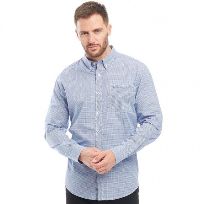 Ben Sherman Gingham Blue