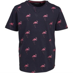 Brave Soul Junior Flamingo T-Navy