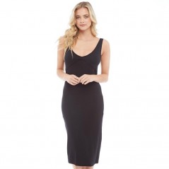 Brave Soul Lilly V-And Back Midi Black