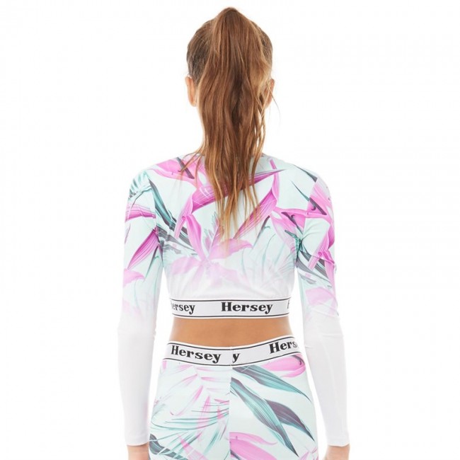 Beck And Hersey Junior Valentina T-Aqua Floral