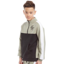 Beck And Hersey Junior Joel Hoodie Khaki/Black