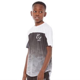 Closure London Junior Camo T-Black/Grey