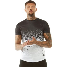 Closure London Splatter Fade T-Black/White