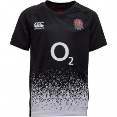 Canterbury Junior England Rugby VapoDri+ T-Anthracite