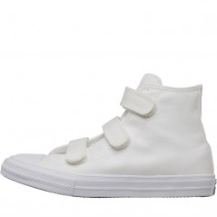 Converse Kids Chuck Taylor All Star II 3V Hi White/White/Navy