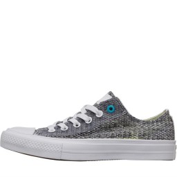 Converse Chuck Taylor All Star II Ox White/Vaporous Grey/Cyan