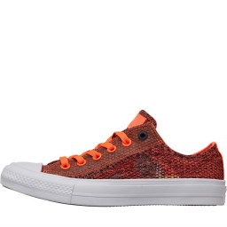 Converse Chuck Taylor All Star II Ox Hyper Orange/Almost Black