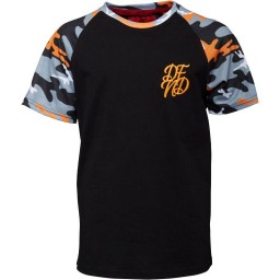 DFND London Daws Raglan Camo T-Black