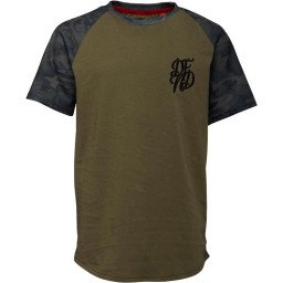 DFND London Barra Raglan Camo T-Khaki