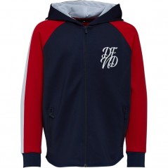 DFND London Flexin Full Hoodie Blue/Red