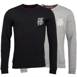 DFND London Sweatshirts Grey Marl/Black