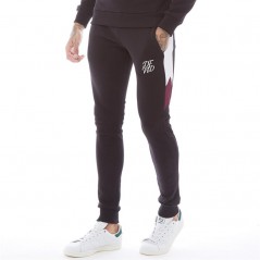 DFND London Chevron Black/White/Burgundy