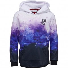 DFND London Clouds Hoodie White/Purple