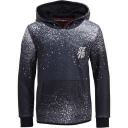 DFND London Junior Splatter Hoodie Black